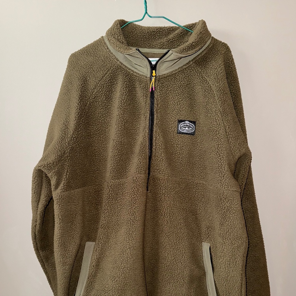 Urban Outfitters Poler Camp Piled Fleece Anorak Jacket